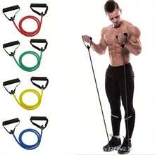 One-Word Tension Device Fitness Tension Device One-Word Tension Rope Home Elastic Rope Fitness Device - Multicolor - View 1