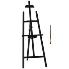 HOMCOM Staffelei Pine Wood Folding 90° Adjustable Sit-Stand Easel For On-Site Art Painting - 1 - View 9