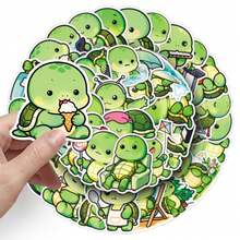 50pcs/Pack Retro Aesthetic Turtle Meme Stickers, Reusable Decorative Stickers With Inspirational Quotes, Vibrant Colors, Asymmetrical Shapes, Suitable For Water Bottles, Laptops, Skateboards, Notebooks, Scrapbooks And Party Supplies | Graffiti Style | Stickers, Fun Stickers - Multicolor - View 8