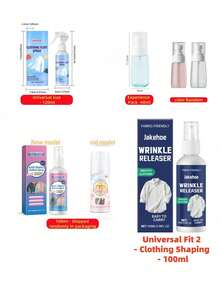 Anti-Wrinkle & Anti-Static Spray - Quickly Removes Wrinkles From Clothes, Leaving Them Smooth And Fresh. Can Be Used On Clothes, Curtains, Bedsheets, Etc. To Quickly Eliminate Static. Suitable For Home Use, Travel Or Quick Clothing Touch-Ups. Gift - Multicolor - View 7