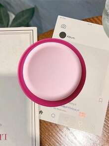 Giá đỡ điện thoại đệm khí từ tính silicon màu Macaron, giá đỡ để bàn hấp thụ, có thể gập lại - Nhiều màu - Xem 9