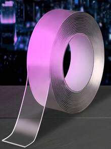 1pc Heavy Duty Double Sided Tape - Reusable, No Trace, Strong Adhesive, Multi-Purpose, Removable, Washable, Suitable For Jack Plate, Hooks, Mats, Murals, Double Sided Tape Fixing Randomly Cut Strong Adhesive Multiple Scenarios Can Be Used