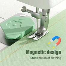 Guía magnética multicolor para máquina de coser, con protector anti-rizado de tela y localizador de escala - Material de plástico, sin batería requerida (color aleatorio) - Multicolor - Ver 5