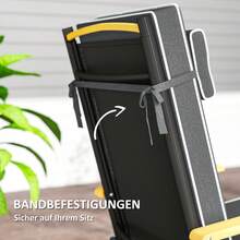 Outsunny Seat Cushion 120 X 47 X 9.5, Water Resistant Chair Cushion With Straps, Headrest, UPF50+ Outdoor And Indoor Seat Cushion, Seat Cushion For Folding Chair, Dining Chair, Dark Gray - 1 - 查看 2