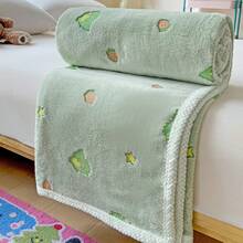 1条70x100厘米婴儿毯，可爱卡通图案，四季皆宜，柔软舒适，新生儿礼物，婴儿房必备 - 彩色 - 查看 4