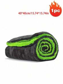 1200克全尺寸SUV卡车擦车巾 - 40*40厘米，双面超细纤维，采用捻线技术，高吸水性且防刮擦，可机洗，适用于汽车清洁和擦干，汽车擦车巾，车辆清洗配件，双面设计，高吸水性面料 - 彩色 - 查看 9