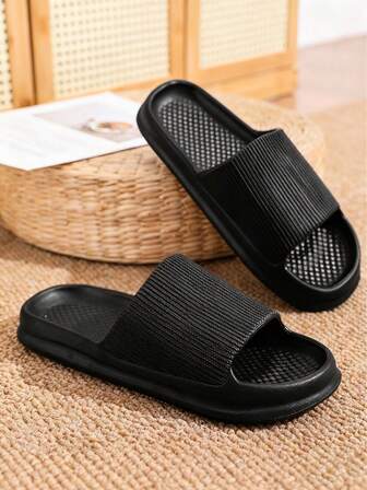 Comfortable Slip-On House Slippers For Women And Men, Non-Slip, Odor-Resistant, Soft Sole, Suitable For Bathroom, Indoor Use, All Season, Lightweight