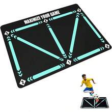 Tapete de Entrenamiento con Pisadas de Ftbol - Ferroso - Ver 2