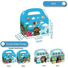 24/12件套主题生日装饰品、派对装饰品、礼品袋、派对礼盒、主题糖果饼干派对礼盒、派对糖果礼品袋、主题派对装饰品、生日派对用品、圣诞节、万圣节、复活节、情人节、国庆节 - 彩色 - 查看 6