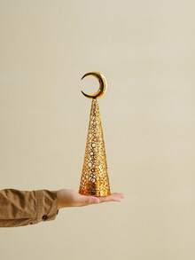 Moon Shaped Candle Holder, Suitable For Tea Lights, Minimalist Design, Luxury Style, Available In Multiple Sizes, Can Be Used As Candlelight Dinner Props, Suitable For Home, Desktop, Office, Holiday And Party Decorations, Also An Excellent Choice For Gifts To Family And Friends, Including Back-To-School Gifts, Souvenirs, Holiday Gifts, Etc. - Multicolor - View 2