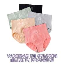 Panti de Cintura Alta Sin Costuras: Diseño Push Up para Resaltar tus Curvas con Comodidad - Gris - Ver 4