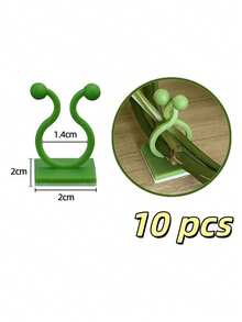 10/20/30 chiếc Kẹp cố định cây xanh không để lại dấu vết - Móc treo tường vô hình cho cây leo, Vòng khóa giữ dây leo, Kẹp cây cảnh không gây hư hại cho cây leo, cây trồng trong chậu, hàng rào & trang trí trong nhà/ngoài trời, Thiết kế chống chịu thời tiết & độ bám chắc chắn - Nhiều màu - Xem 12