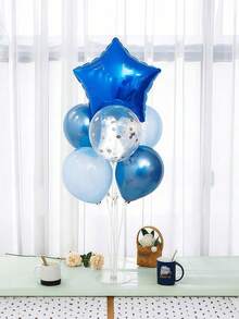 一套生日气球支架套装，柱式气球支架带底座，适用于婚礼和生日派对装饰，70厘米气球柱 - 彩色 - 查看 6