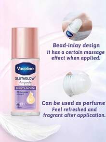 Vaseline 凡士林 GlutaGlow 亮白滾珠除臭劑，48小時汗水與異味控制，亮白平滑，即時阻汗，持久清新，冷感按摩塗抹頭，口袋隨身香氛，隱形快乾配方，不黏膩 - Bright & Smooth - 查看 3