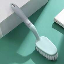 1支重型浴室地板和墙砖清洁刷，带人体工学手柄和浓密刷毛，适用于顽固污渍和地板缝隙清洁，非电动家用清洁工具，适用于瓷砖和浴缸，浴室清洁用品 | 实用清洁设计 | 非电动清洁剂，清洁刷 - 彩色 - 查看 9