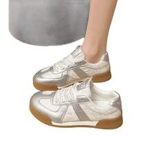 Women Flats - Silver - View 7