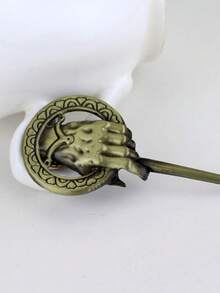 King's Hand Inspired Lapel Pin, Authentic Movie Prop Jewelry - Multicolor - View 3