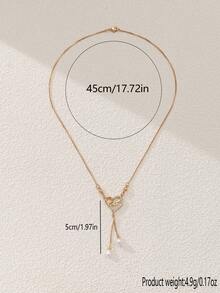 قلادة "ماما" الفاخرة بشكل قلب، مطلية بالذهب عيار 22 قيراط، مرصعة بالزركونيا والشرابة، تصميم فريد لسلسلة الترقوة، هدية عيد الأم، إكسسوار للاستخدام اليومي