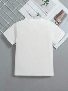 Young Girls T-Shirts - 白色 - 查看 2
