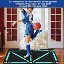 Tapete de Entrenamiento con Pisadas de Ftbol - Ferroso - Ver 7