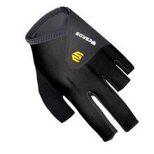 Billiard Gloves Table Tennis Three-Finger Open-Finger Touchscreen Breathable Wear-Resistant Comfortable Non-Slip Lightweight Single Glove - Bàn tay phải màu đen - Xem 5