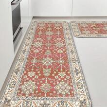 (1/2/3pc)Boho Kitchen Rugs Set Of 2, Cushioned Anti-Fatigue Mats, Waterproof Non-Slip ... - 彩色 - 查看 2