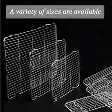 Grilling Rack Heavy Duty Wire Grate Oven Roasting Rack 5.3 X 8.75 Inch Rectangle Baking Cooling Steaming With 4 Legs Stainless Steel Rack 5.3"X8.75"22.2X13.5cm - 11"*15.4" - View 3