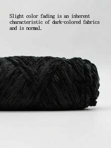 100g/200g/250g Cashmere Yarn, 100% Polyester Fiber Soft Fluffy Knitting Crochet Yarn, DIY Scarf Sweater Doll And Handmade Accessories Material - Black - View 2