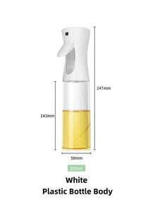 1pc Precision Oil Mister Spray Bottle For Grilling & Baking | Evenly Coats Grills & Pans For Low-Fat Cooking | Heat-Resistant PP, Easy-Clean Design