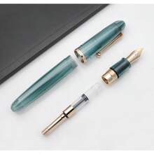 JINHAO 9019 Fountain Pen Dadao Series With High-Capacity Ink Converter Transparent Light Blue Medium Nib 0.7mm - 透明淺藍色+中型筆尖 0.7mm - 查看 4