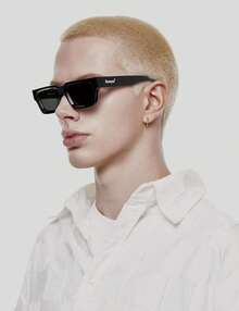 ¡Recomendadoanteojos de sol de acetato no polarizadas, RY-A02, marco de 148 mm, con protección UV, lentes de nailon resistentes a los impactos, retro, unisex¡Top de Temporada - Rojo gradiente - Ver 3