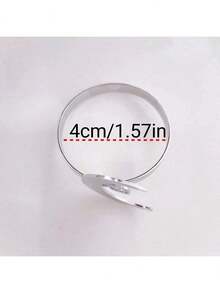 4/6 Stücke Goldene Metall-Mondförmige Serviettenringe, geeignet für Hotel, Zuhause, Küche, Esszimmer, Tischdekoration, Multi-Farben & Stile, für den täglichen Gebrauch, Bankette, Gäste verwendbar, ganzjährig einsetzbar