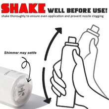 UCANBE Shimmer Dewy Setting Spray – Glowing + Makeup Setting Spray 2 In 1 Lightweight Formula For A Radiant Glow,Long-Lasting Face Mist For Face Body, 4 Fl Oz #Platinum - ColorC - 查看 4