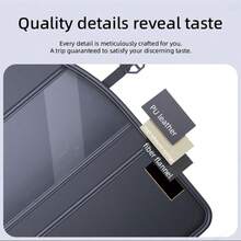 Multi Functional Car Seat Backrest Storage Bag With Large Capacity And Multiple Pockets, Rear Seat Storage Bag With Wear-Resistant Anti Kick Pad Protector, Seat Back Storage Bag, Beautiful Appearance, Easy To Clean - Black - View 6