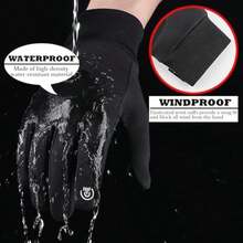 Genérico Windproof Warm Gloves with Touchscreen & Anti-Slip Grip, Water Resistant Thermal Gloves for Men Women(Gray G) - Multicolor - Ver 7