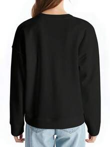 Sarcastic Staying Alive Skeleton Shirt Gift For Halloween, Sarcastic T (2) - Black - View 3