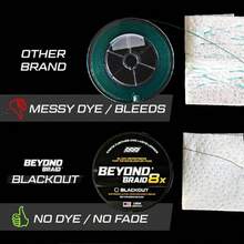 Braided Fishing Line -Super Strong - Abrasion Resistant - No Stretch -Blue Camo, Moss Camo, White, Green, Pink, Blue, 4 Strand 8 Strand,31254157 - 黑色 - 查看 2
