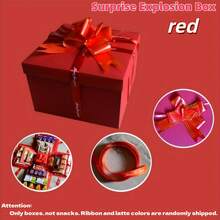 Creative Surprise Gift! Romantic Personalized Gift Box, Containing Snacks, Commemorative Photos, And Fun Small Gifts. Suitable For Birthday, Valentine's Day, Wedding, Proposal, Christmas, Halloween, Thanksgiving, Parties, And Other Everyday Gift-Giving Occasions. Available In Multiple Colors. - Multicolor - View 15