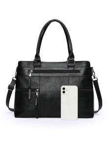 Retro Minimalist Large Capacity Fashion Student/Work Commute Tote Bag