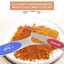 Magnetic Measuring Cup And Spoon Set With Leveler, Stainless Steel, Nesting Metal Spoons And Cups For Kitchen, Baking Supplies, Essential Kitchen Gadget Tools - 8PCS Magnetic Measuring Spoons Set With Leveler - View 5