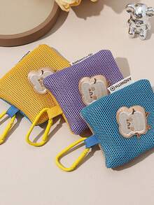 Multifunctional Earphone Case, Cartoon Cute Earphone Pouch, Key Coin Purse Pendant Bag - Multicolor - View 3