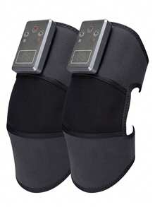 1pc/Pair Knee Massager With Heating And Vibration Function, Relieve Pain, 4 Heating Modes And 3 Massage Modes, Adjustable For Knee/Elbow/Shoulder, Wireless Rechargeable Heated Knee Brace, Suitable For Both Men And Women, Essential For Keeping Warm In Winter