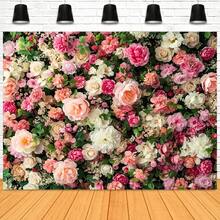 Valentine's Day Romantic Floral Wall Backdrop Perfect For Indoor/Outdoor Weddings, Proposals, Birthdays, Maternity Shoots, Holiday Parties Decorative Photography Banner Vinyl