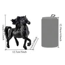 Classic American Clydesdale Horse Movable Model - Mustang Ranch Animal, Cognitive Desktop Decor, Gift Decor, Realistic Wild Animal, Gift Horse, Commemorative Gift, Home Desktop Decor