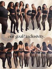 大码女式高腰保暖紧身打底裤，半透明塑身蜜桃臀保暖打底裤，适合户外冬季穿着 - 鏽棕色 - 查看 3