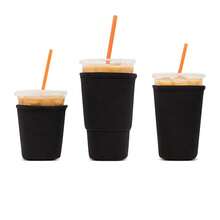3pcs Iced Coffee Cup Sleeve For Large Sized Cups, Reusable Neoprene Iced Coffee Cup Holder For Hot Cold Drinks - Multicolor - View 10