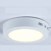 Lámpara de techo de 18 W con iluminación suave, montaje empotrado ultrafino, luz blanca de 6500 K, iluminación montada en superficie para cocina, baño y pasillo. - Tipo de Enchufe A USA (110-127V) - Ver 4