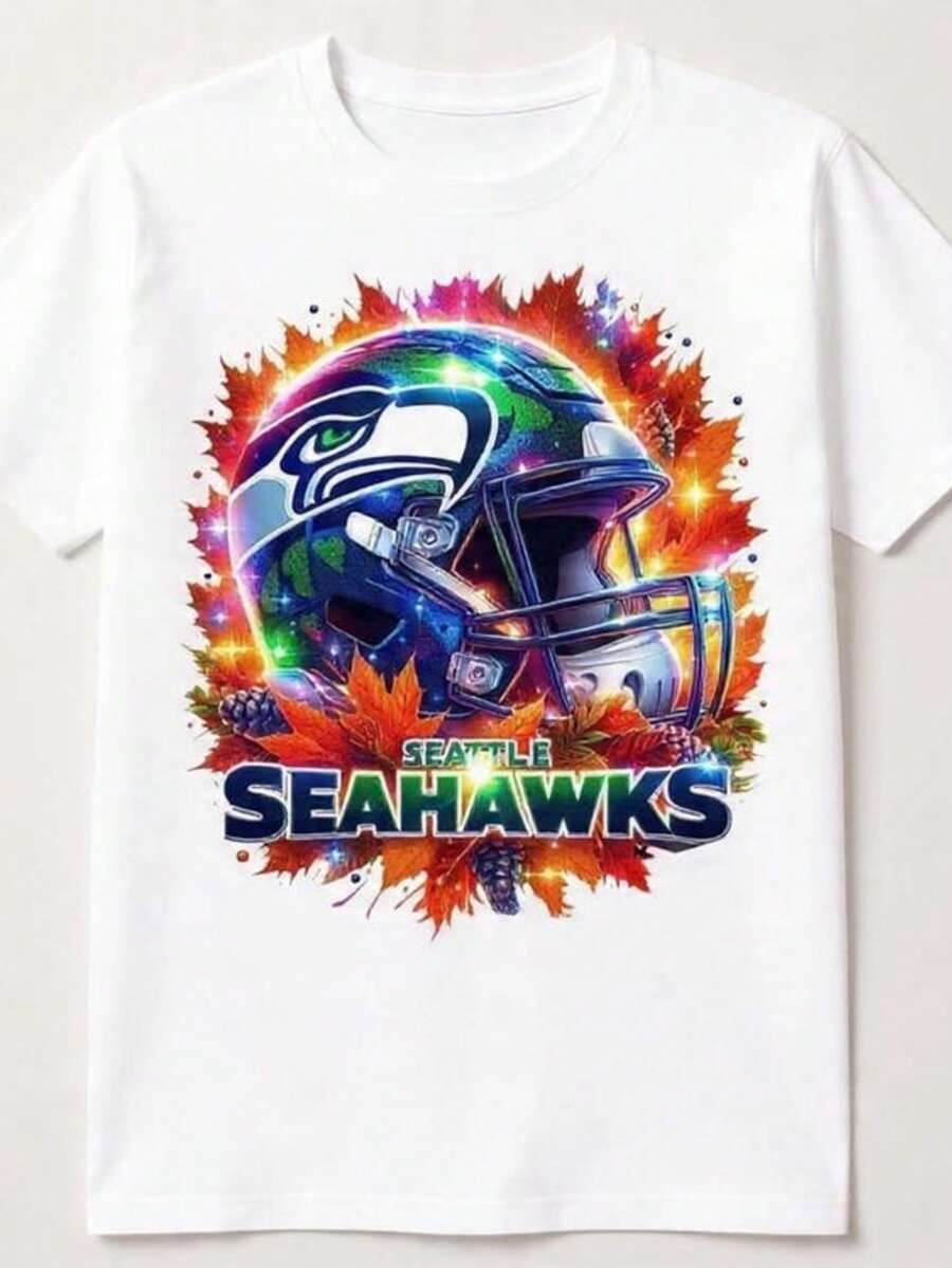 Seahawks Graphic T-Shirt - 白色 - 查看 1