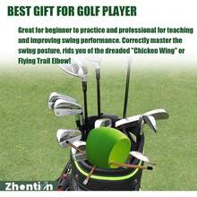 Golf Swing Trainer Helps Improve Hand Positioning, Smart Golf Training Assistant Device For Posture Correction Practice. The Golf Swing Trainer Is Suitable For Golfers Of All Levels, From Beginners To Professionals. - Multicolor - View 6