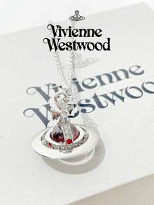 Vivienne Westwood New Tiny Orb Pendant Necklace - Silver - View 3